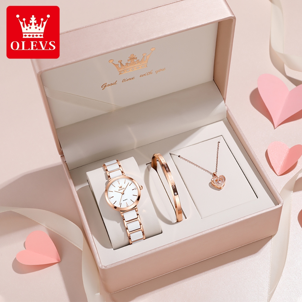 Jewelry Watches Women - OLEVS Women Watch 5877 Luxury Elegant