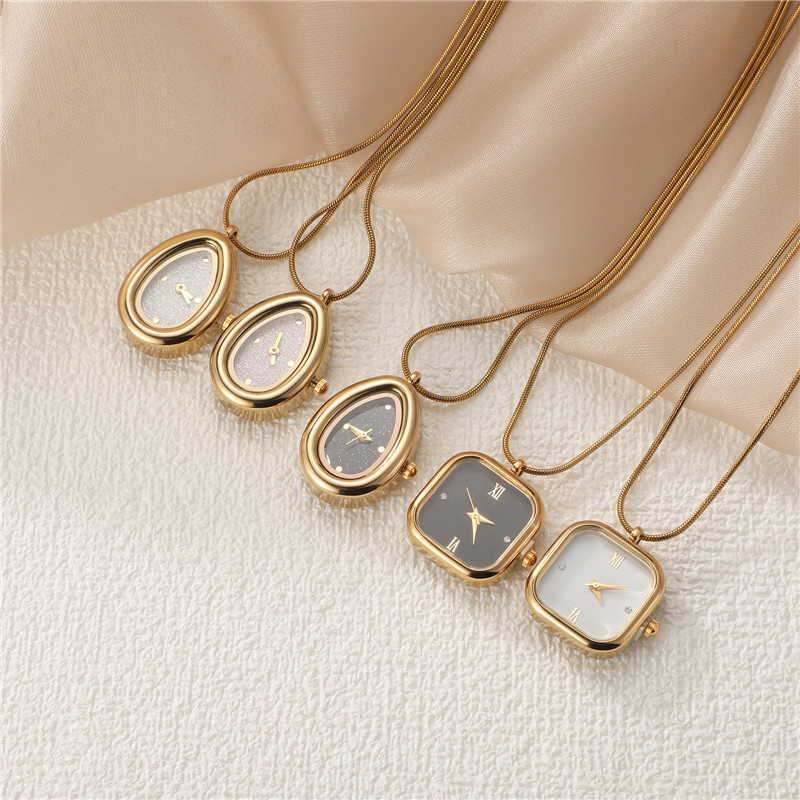 Vintage Jewelry Watches Women - Fashion Vintage Square Drop Stainless Steel