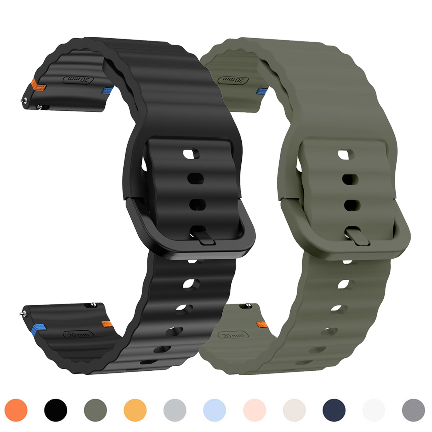 22mm Silicone Wriststrap For X - A1 Watches & Jewelry New York Photos 评论和价格