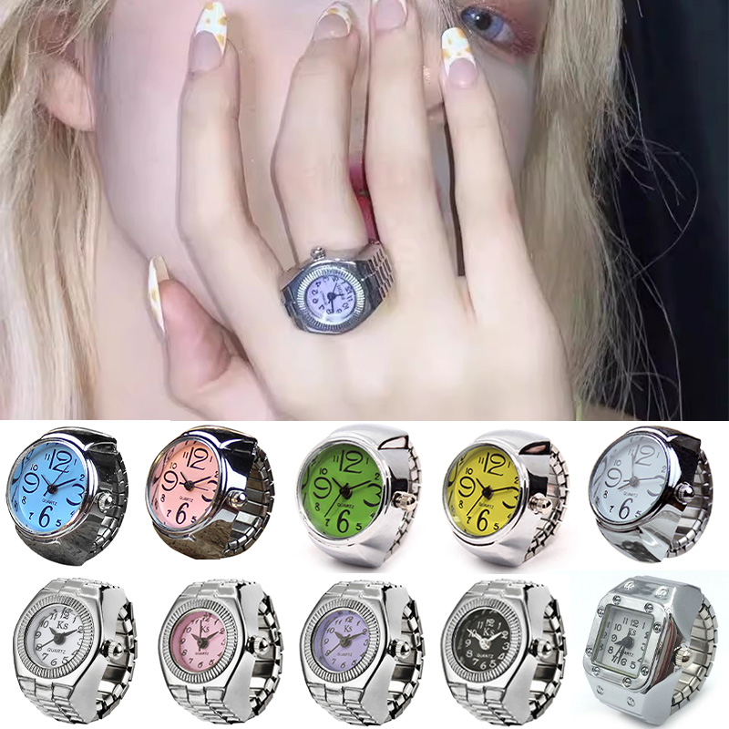 Vintage Sliver Mini Punk Watch - Vintage Jewelry Watches Women 评论和价格