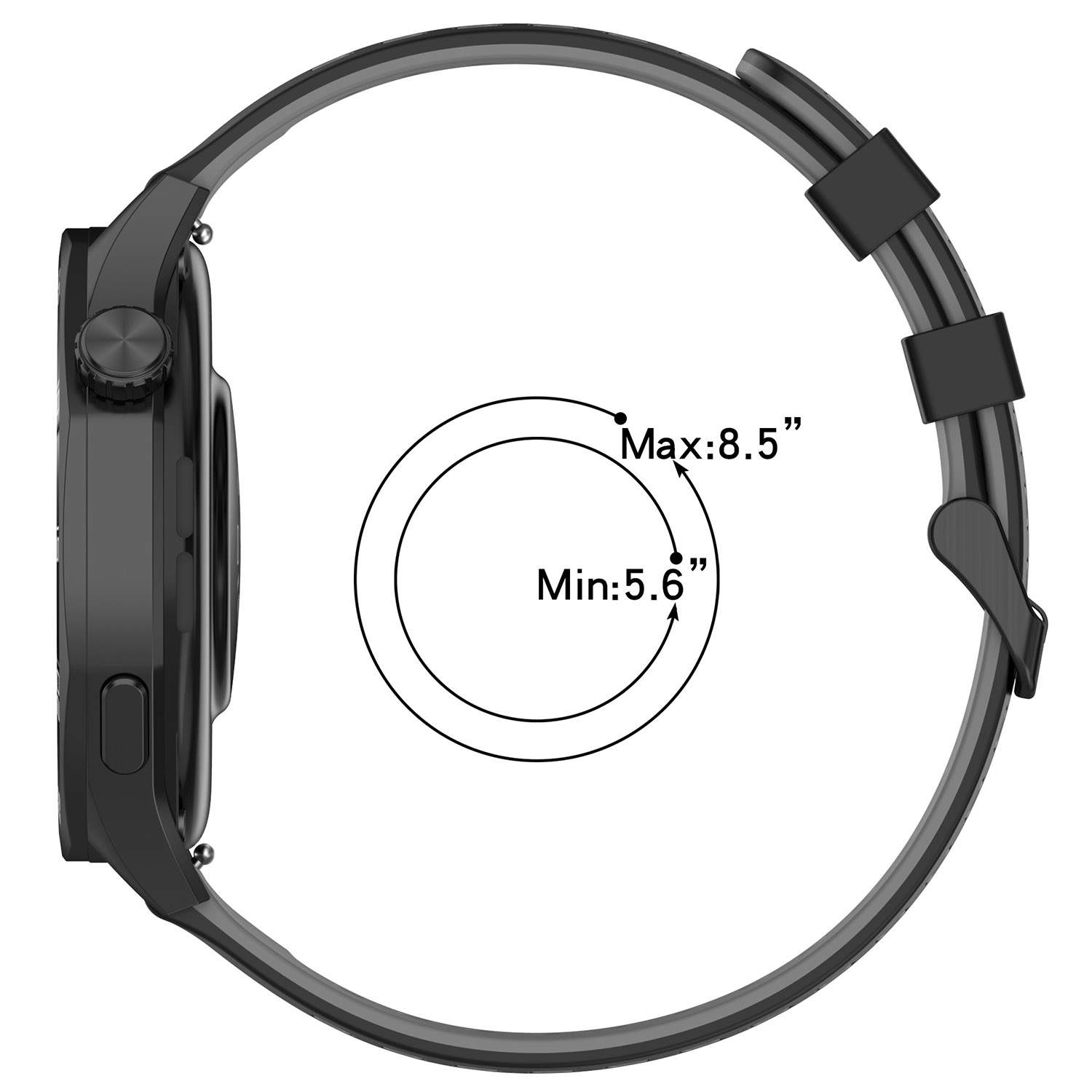 22mm Sports Silicone Strap For - A1 Watches & Jewelry New York Photos 评论和价格