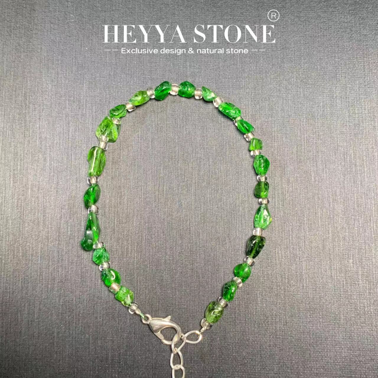 HEYYA STONE Natural Diopside B - Gemstone Bracelet Healing 评论和价格