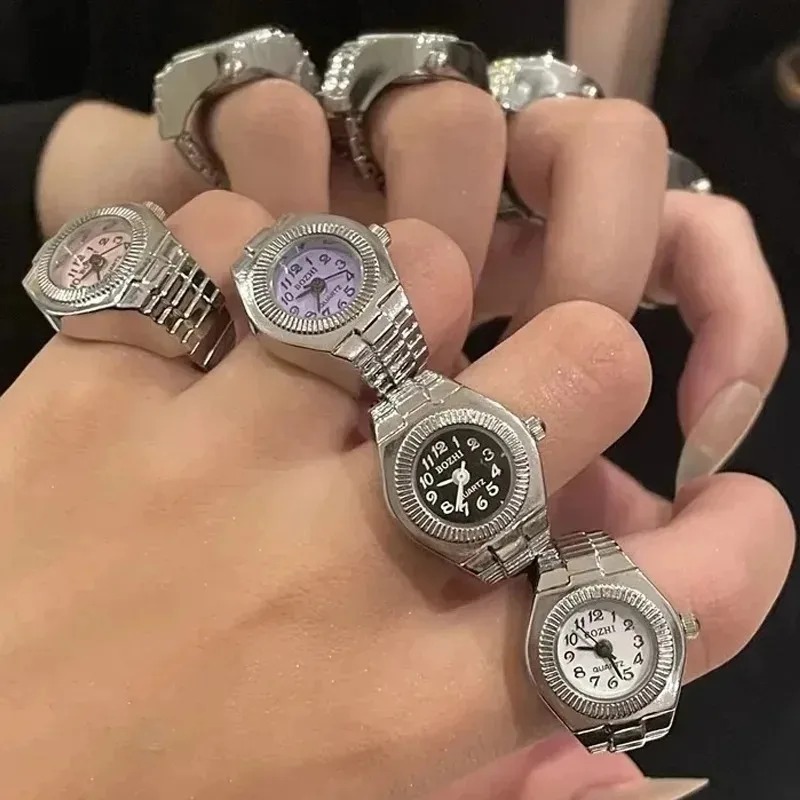 Vintage 80s Punk Watch Ring Y2 - Vintage Jewelry Watches Women 评论和价格