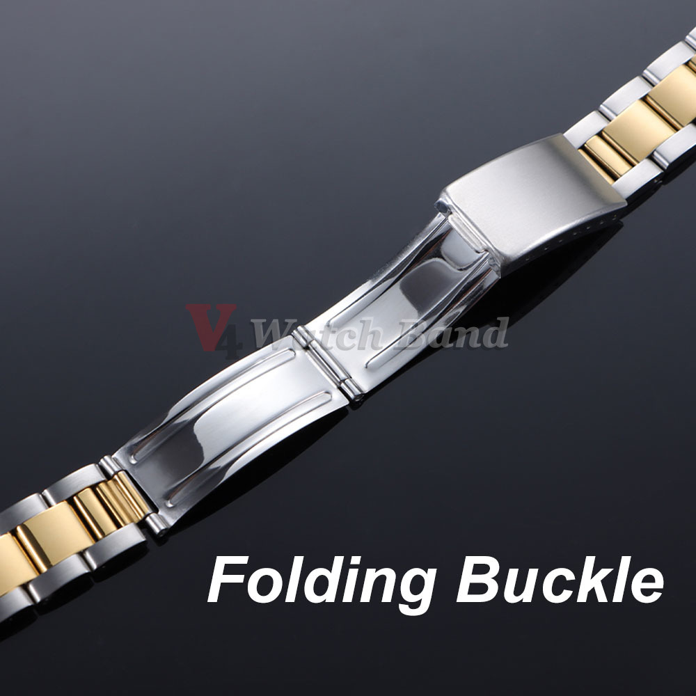 Curved End Metal Strap for Rol - Jewelry Rolex Watches 评论和价格