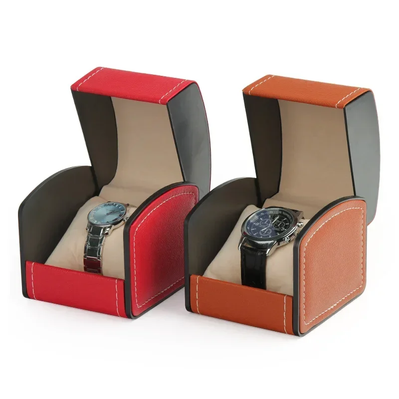 Portable Watch Box PU Leather  - Vintage Jewelry Watches Women 评论和价格