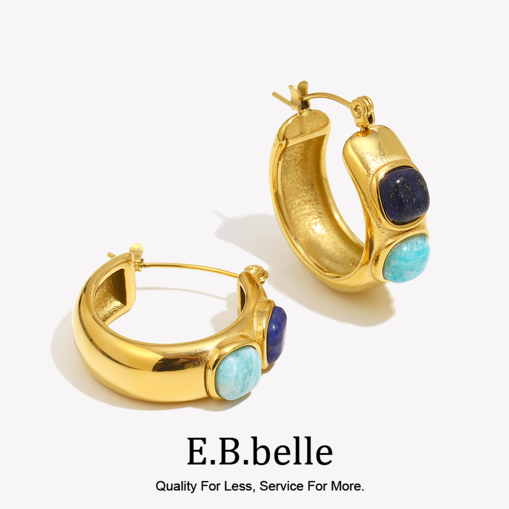 E.B.belle Round  Lazurite Turq - Turquoise Stone Ring 评论和价格