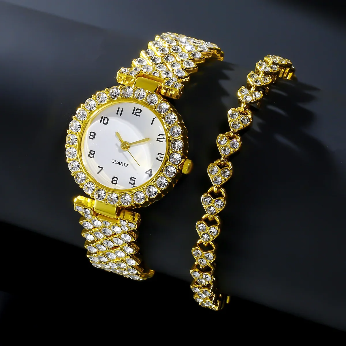 1pcs/2pcs Luxury Fashion Women - Jewelry Watches Women 评论和价格