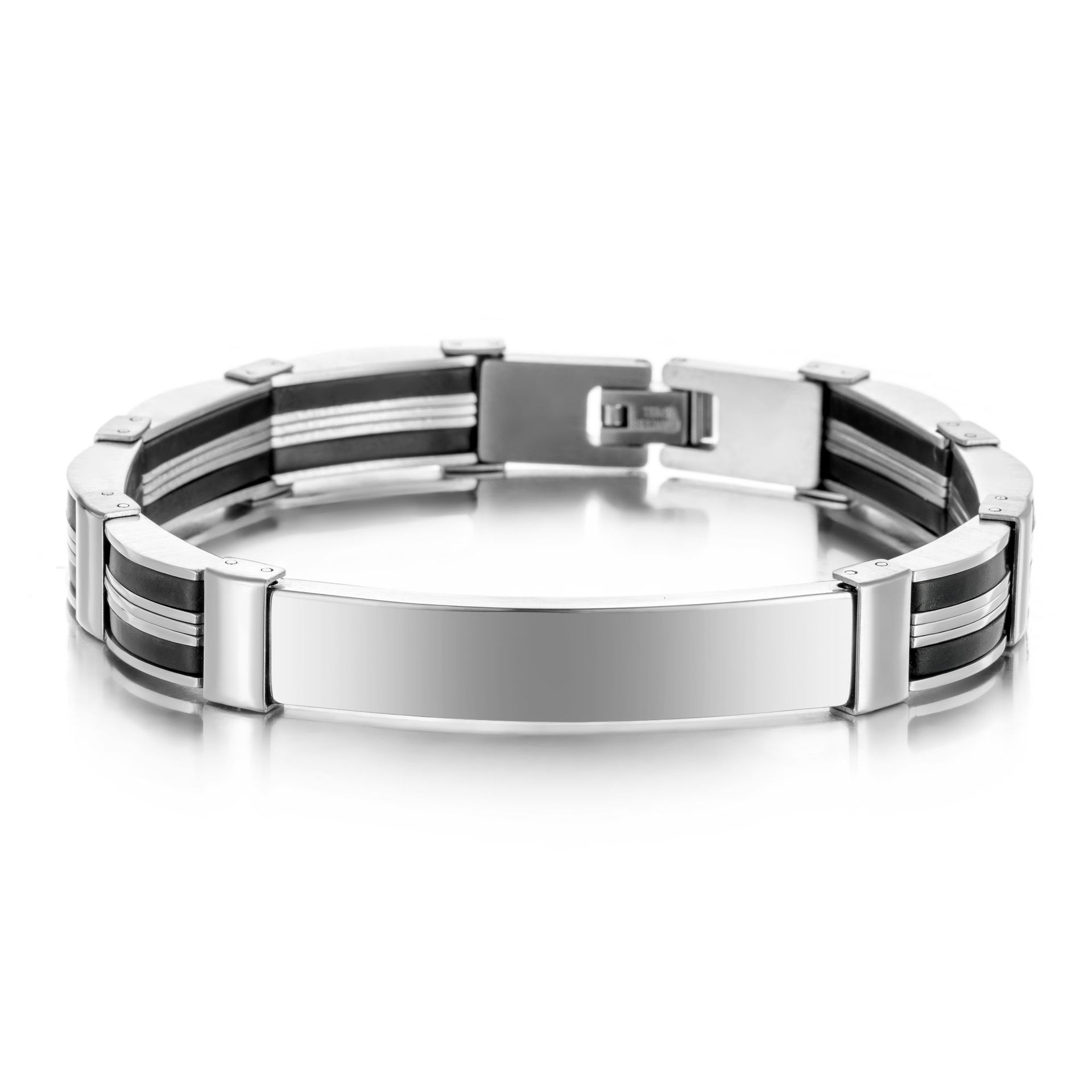 Punk Custom TEXT Name Men Stai - Jewelry Watches Women 评论和价格