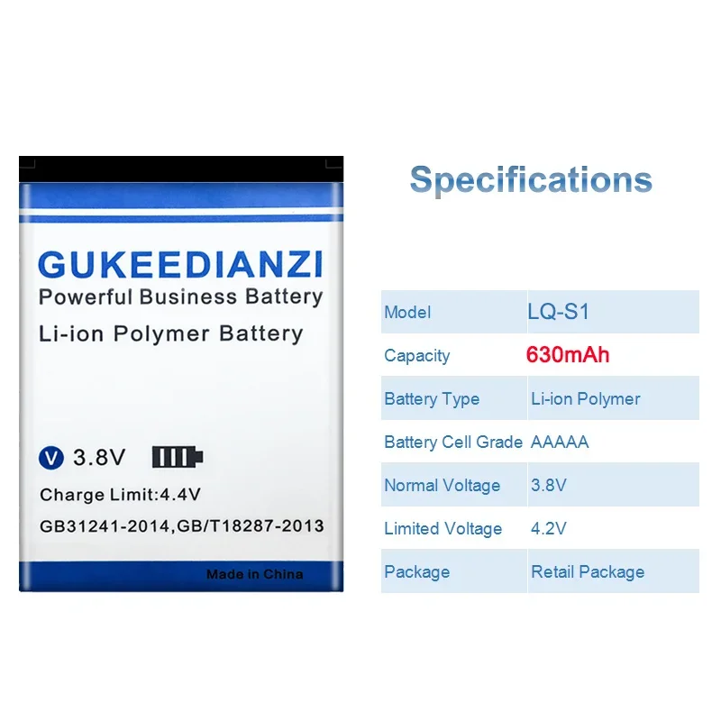 630mAh LQ-S1 Watch Battery For - A1 Watches & Jewelry New York Photos 评论和价格