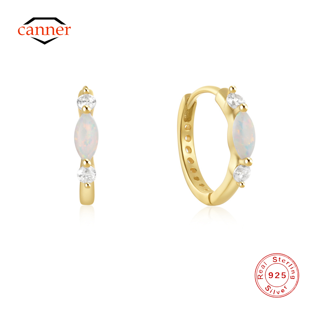 CANNER 925 Sterling Silver Hor - Opal Earrings Dangle 评论和价格