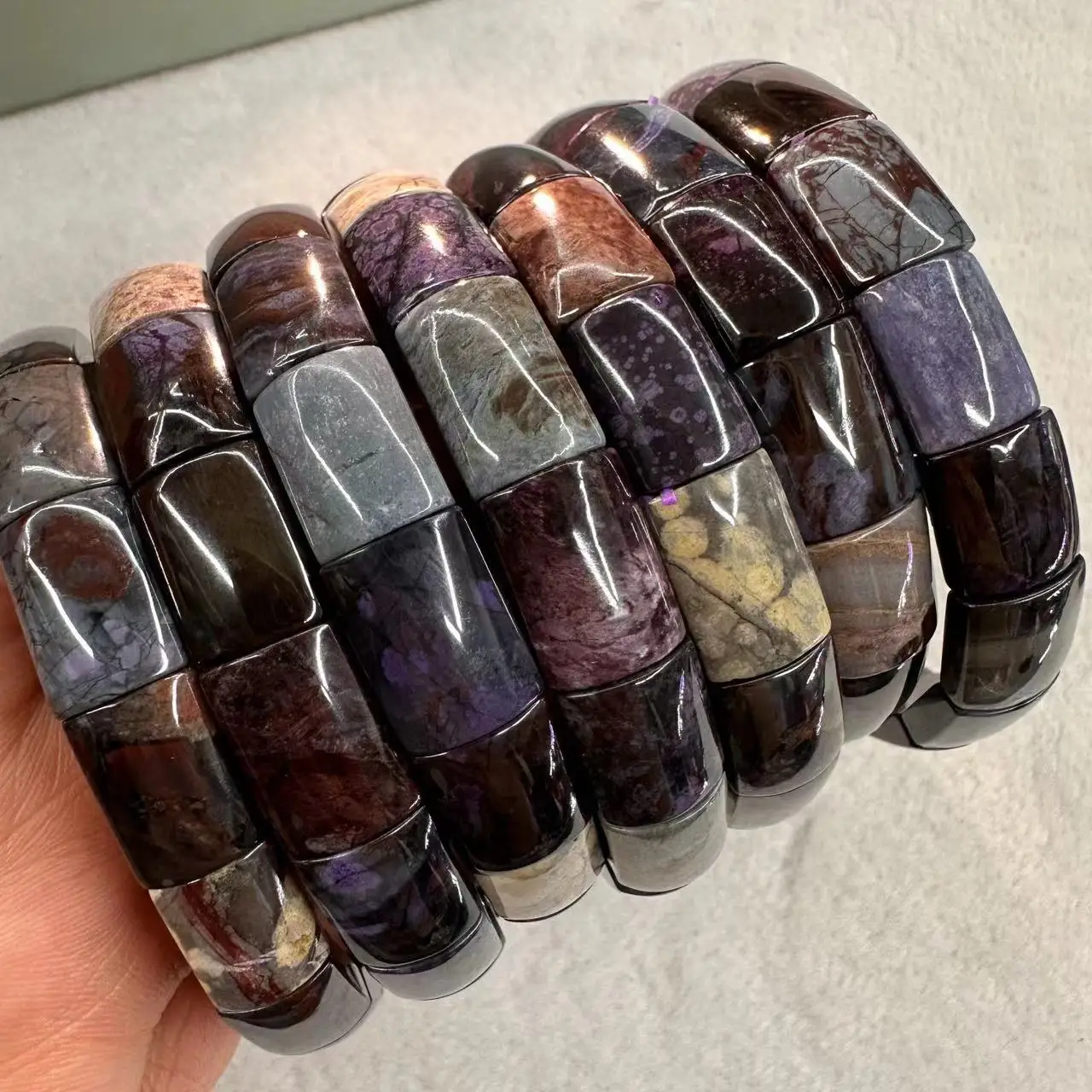 AAA Natural Sugilite Bracelet  - Gemstone Bracelet Healing 评论和价格