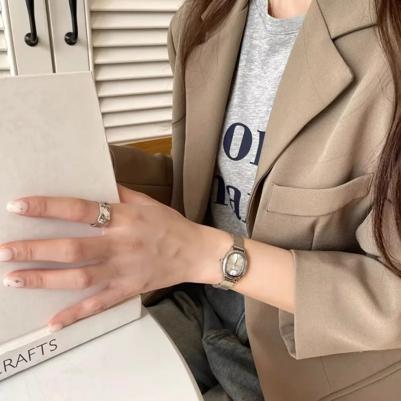 Small Oval Dial Green Watch Si - Jewelry Watches Women 评论和价格