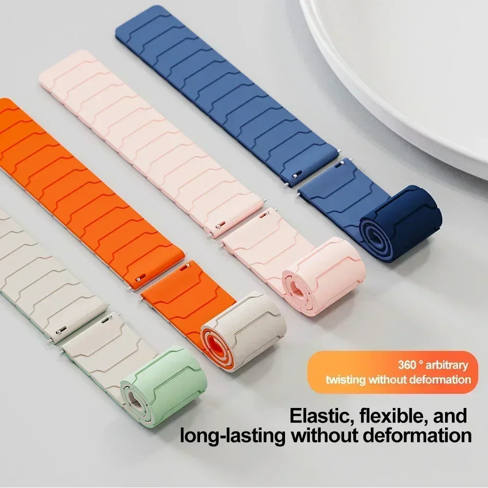 22mm Magnetic Silicone Strap F - A1 Watches & Jewelry New York Photos 评论和价格